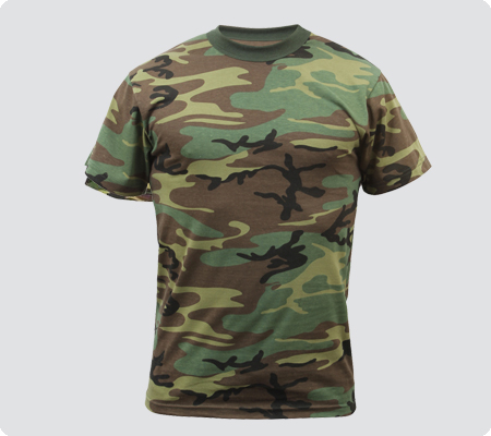KD Hosiery Mills Military T-Shirt